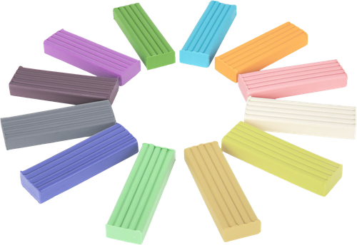 Пластилин BRAUBERG Kids 12 цветов, пастельные цвета, со стеком, Арт. 106681, 180г, вид
