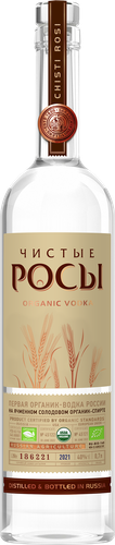Водка ЧИСТЫЕ РОСЫ из ячменного зерна 40%, 0.7л, изображение