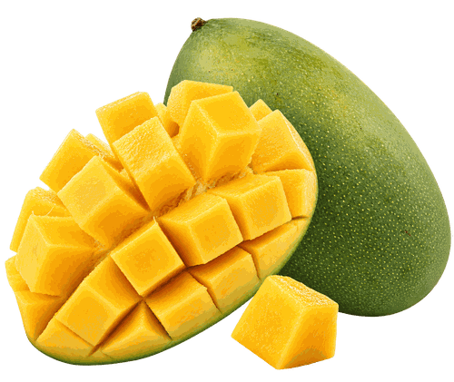 Манго спелое ЛЕНТА FRESH, весовое, крупный план
