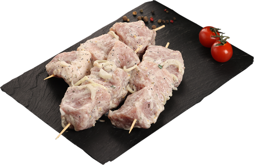 Шашлык из свиного окорока в кефире ЛЕНТА FRESH, крупный план