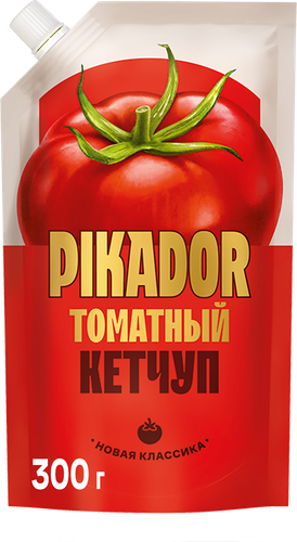 Кетчуп PIKADOR Томатный, 300г, картинка