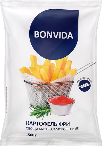 Картофель фри BONVIDA, 1,5кг, детальное фото