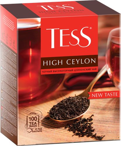 Чай черный TESS Хай Цейлон, 100пак, фотография