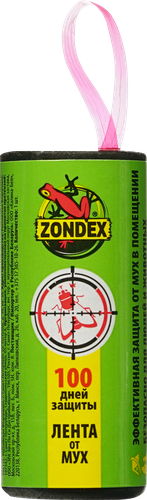 Липкая лента от мух ZONDEX, 4шт, изображение