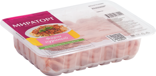 Фарш куриный МИРАТОРГ, 400г, крупный план