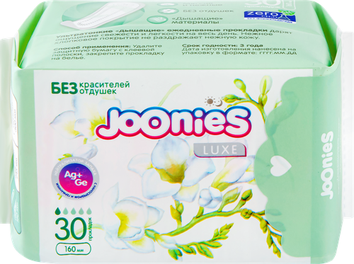 Прокладки ежедневные JOONIES Luxe, 30шт, детальное фото
