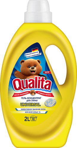 Гель для стирки QUALITA универсальный, 2л, фотография