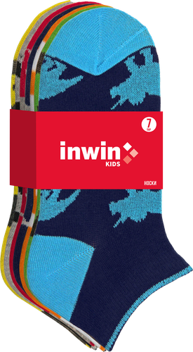 Носки детские INWIN Дино р. 14–22, Арт. FKSB-07-DI, 7пар, крупный план