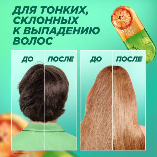 Шампунь для волос FRUCTIS Красный апельсин укрепляющий, 400мл, фото