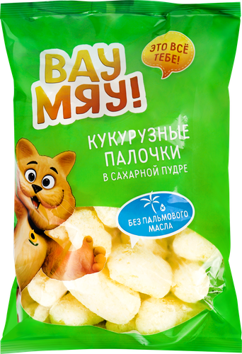 Палочки кукурузные ВАУ МЯУ, 80г, фотография