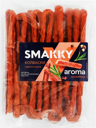 Колбаски сырокопченые SMAKKY, 280г, фото