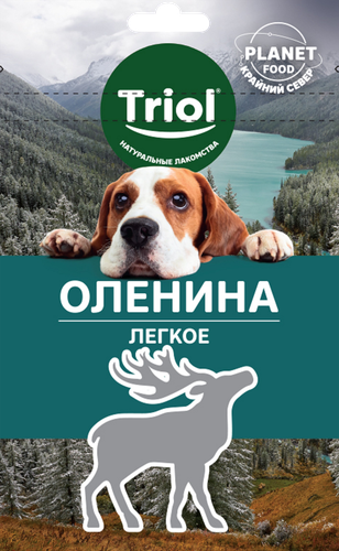 Лакомство для собак TRIOL PLANET FOOD Легкое оленя, 30г, изображение
