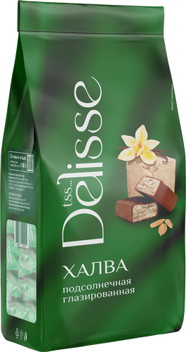 Халва DELISSE Подсолнечная глазированная, 600г, фото