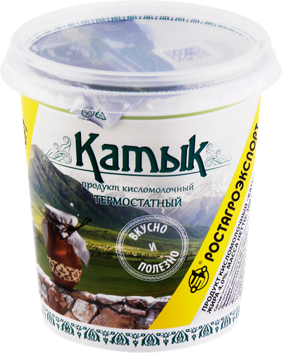 Продукт кисломолочный РОСТАГРОЭКСПОРТ Катык 4%, без змж, 300г, детальное фото