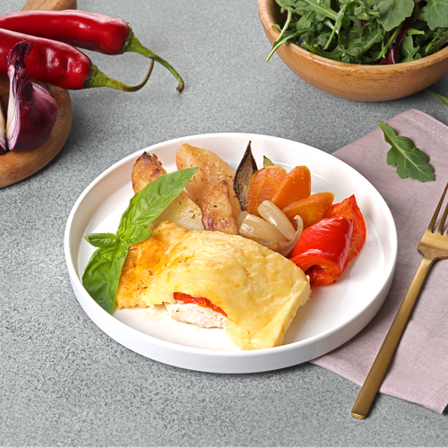Филе куриное запеченное с томатами и картофелем Айдахо ЛЕНТА FRESH, 280г, картинка
