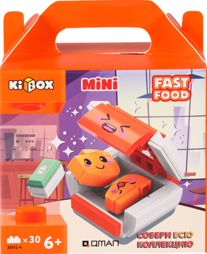 Конструктор KIBOX Фастфуд, в ассортименте, Арт. 35012, картинка