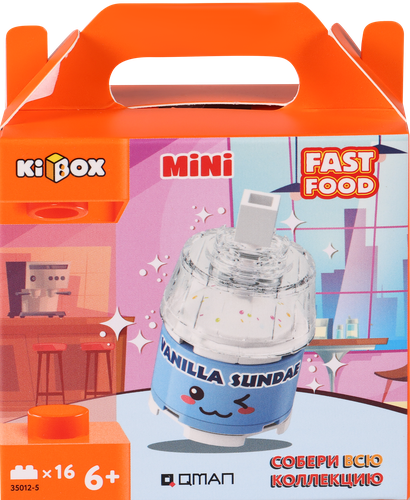 Конструктор KIBOX Фастфуд, в ассортименте, Арт. 35012, картинка