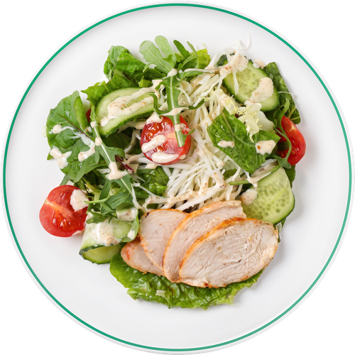 Салат Фреш с куриной грудкой ЛЕНТА FRESH, 150г, изображение