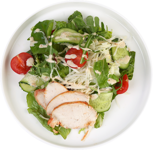 Салат Фреш с куриной грудкой ЛЕНТА FRESH, 150г, картинка