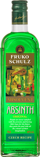 Настойка FRUKO SCHULZ Абсент Абсолвент 60%, горькая, 0.5л, картинка