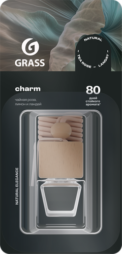 Ароматизатор автомобильный GRASS Charm, жидкий, 7мл, крупный план
