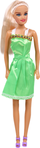 Игрушка BIGGA Кукла в платье, 29 см, Арт. 993200089, фотография