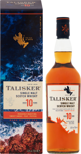 Виски TALISKER Шотландский солодовый 10 лет 45,8%, п/у, 0,7л, картинка