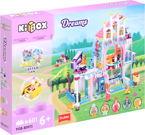 Конструктор KIBOX Вилла мечты, 601 деталь, Арт. M38-B0973, картинка