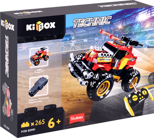 Конструктор KIBOX Внедорожник на радиоуправлении, Арт. M38-B0991/B0992, детальное фото