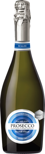 Вино игристое SCALINI Prosecco белое брют, п/у, 0,75л, вид