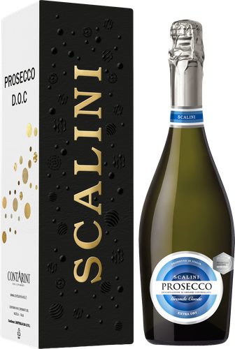 Вино игристое SCALINI Prosecco белое брют, п/у, 0,75л, детальное фото