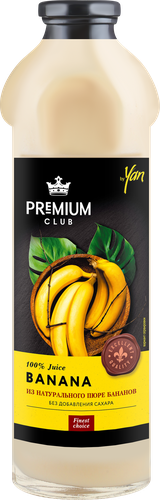 Сок PREMIUM CLUB Банановый восстановленный, 0.93л, картинка