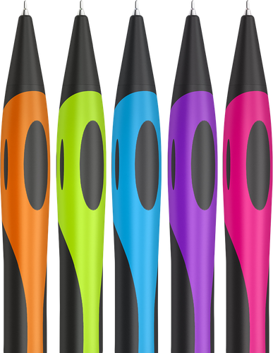 Ручка шариковая BERLINGO Color zone 2, автоматическая, синий, 0,7мм, Арт. CBm_70955, изображение