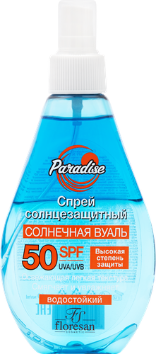 Спрей солнцезащитный FLORESAN COSMETIC SPF50, 160мл, вид