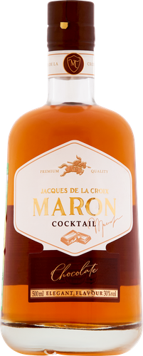 Коктейль JACQUES DE LA CROIX Maron Chocolate 30%, 0.5л