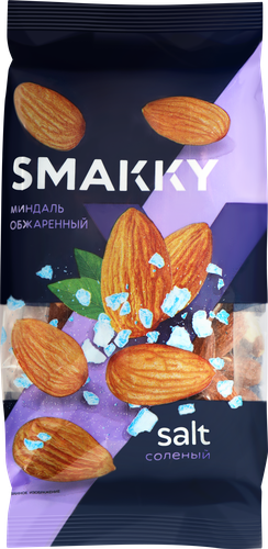 Миндаль SMAKKY с солью, 150г, фото