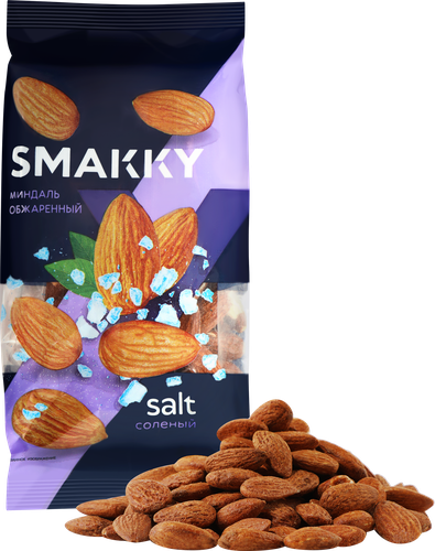 Миндаль SMAKKY с солью, 150г, вид