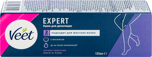 Крем для депиляции VEET Expert для всех типов кожи, 100мл, вид
