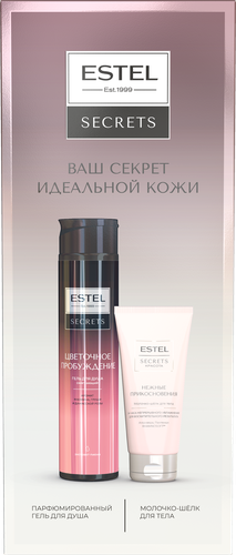 Набор подарочный ESTEL Secrets, Гель для душа, 300мл + Молочко-шелк для тела, 100мл, фото