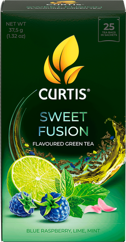 Чай зеленый CURTIS Sweet Fusion арома, 25пак, фотография