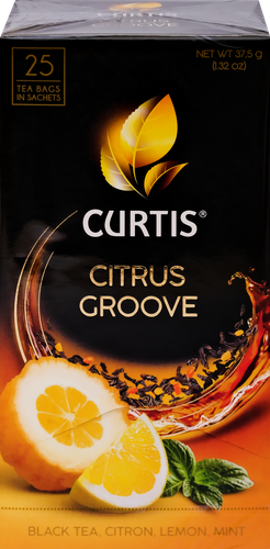 Чай черный CURTIS Citrus Groove арома, 25пак, изображение