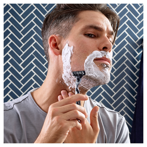 Кассеты сменные для бритья GILLETTE Mach3 Turbo, 4шт, фотография