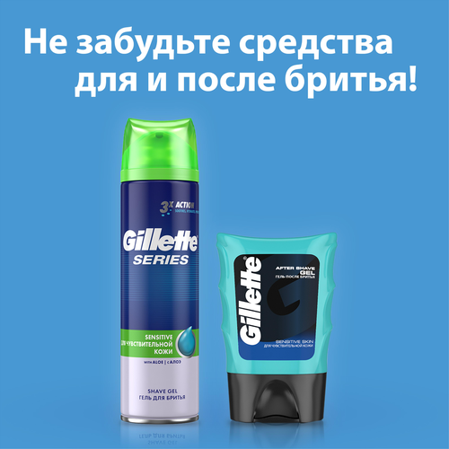 Кассеты сменные для бритья GILLETTE Mach3 Turbo, 4шт, вид