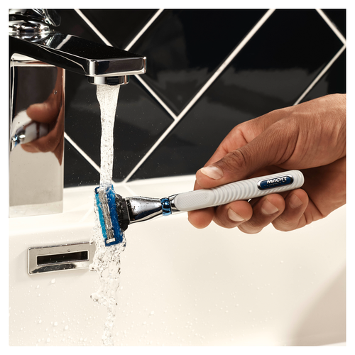 Кассеты сменные для бритья GILLETTE Mach3 Turbo, 4шт, картинка