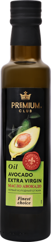Масло авокадо PREMIUM CLUB нерафинированное высшего качества, 250мл, картинка