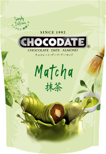 Конфеты CHOCODATE Финики с миндалем в шоколаде с матчей, 90г, детальное фото