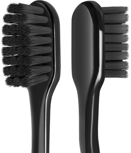 Зубная щетка COLGATE Extra density, средняя жесткость, 2шт, крупный план