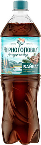 Напиток ЧЕРНОГОЛОВКА Байкал сильногазированный, 1л, вид