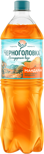 Напиток ЧЕРНОГОЛОВКА Мандарин сильногазированный, 1л, картинка