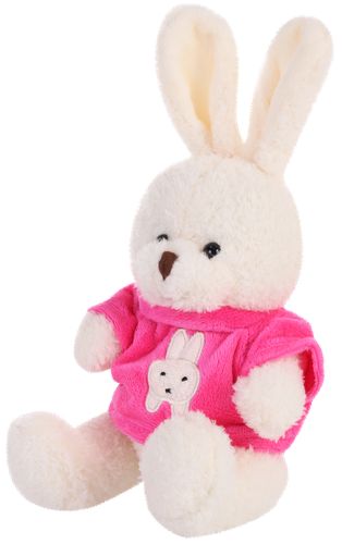 Игрушка мягкая BIGGA Зайчик, 15см, Арт. 044562-6, крупный план